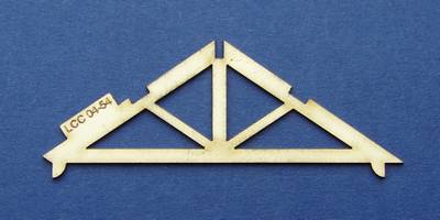 LCC 04-54 OO gauge engine shed roof support extension type 1